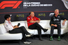 GP MESSICO, (L to R): Ayao Komatsu (JPN) Haas F1 Team Principal; Frederic Vasseur (FRA) Ferrari Team Principal; e Jonathan Wheatley (GBR) Sauber Team Principal, in the FIA Press Conference.
24.10.2025. Formula 1 World Championship, Rd 20, Mexican Grand Prix, Mexico City, Mexico, Practice Day.
- www.xpbimages.com, EMail: requests@xpbimages.com © Copyright: Charniaux / XPB Images