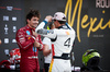 GP MESSICO, (L to R): Charles Leclerc (MON) Ferrari with pole sitter Lando Norris (GBR) McLaren in qualifying parc ferme.

25.10.2025. Formula 1 World Championship, Rd 20, Mexican Grand Prix, Mexico City, Mexico, Qualifiche Day.

- www.xpbimages.com, EMail: requests@xpbimages.com © Copyright: XPB Images