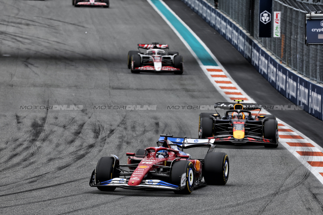 GP MIAMI, Charles Leclerc (MON) Ferrari SF-25.

04.05.2025. Formula 1 World Championship, Rd 6, Miami Grand Prix, Miami, Florida, USA, Gara Day.

- www.xpbimages.com, EMail: requests@xpbimages.com © Copyright: Moy / XPB Images