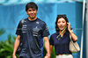 GP MIAMI, (L to R): Alexander Albon (THA) Atlassian Williams Racing with Domenica Muni Lily He (CHN) Professional Golfer.

04.05.2025. Formula 1 World Championship, Rd 6, Miami Grand Prix, Miami, Florida, USA, Gara Day.

- www.xpbimages.com, EMail: requests@xpbimages.com © Copyright: Price / XPB Images