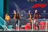 GP MIAMI, The podium: Louise McEwen (GBR) McLaren Chief Marketing Officer; Lando Norris (GBR) McLaren, second; Oscar Piastri (AUS) McLaren, vincitore; George Russell (GBR) Mercedes AMG F1, third.

04.05.2025. Formula 1 World Championship, Rd 6, Miami Grand Prix, Miami, Florida, USA, Gara Day.

- www.xpbimages.com, EMail: requests@xpbimages.com © Copyright: Moy / XPB Images