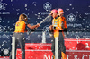 GP MIAMI, Gara winner Oscar Piastri (AUS) McLaren e second placed team mate Lando Norris (GBR) McLaren celebrate on the podium with Louise McEwen (GBR) McLaren Chief Marketing Officer.

04.05.2025. Formula 1 World Championship, Rd 6, Miami Grand Prix, Miami, Florida, USA, Gara Day.

- www.xpbimages.com, EMail: requests@xpbimages.com © Copyright: Bearne / XPB Images