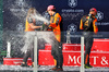 GP MIAMI, Gara winner Oscar Piastri (AUS) McLaren e second placed team mate Lando Norris (GBR) McLaren celebrate on the podium with Louise McEwen (GBR) McLaren Chief Marketing Officer.

04.05.2025. Formula 1 World Championship, Rd 6, Miami Grand Prix, Miami, Florida, USA, Gara Day.

- www.xpbimages.com, EMail: requests@xpbimages.com © Copyright: Bearne / XPB Images