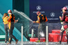 GP MIAMI, Gara winner Oscar Piastri (AUS) McLaren e second placed team mate Lando Norris (GBR) McLaren celebrate on the podium with Louise McEwen (GBR) McLaren Chief Marketing Officer e third placed George Russell (GBR) Mercedes AMG F1.

04.05.2025. Formula 1 World Championship, Rd 6, Miami Grand Prix, Miami, Florida, USA, Gara Day.

- www.xpbimages.com, EMail: requests@xpbimages.com © Copyright: Bearne / XPB Images