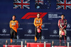 GP MIAMI, The podium (L to R): Lando Norris (GBR) McLaren, second; Oscar Piastri (AUS) McLaren, vincitore; George Russell (GBR) Mercedes AMG F1, third.

04.05.2025. Formula 1 World Championship, Rd 6, Miami Grand Prix, Miami, Florida, USA, Gara Day.

- www.xpbimages.com, EMail: requests@xpbimages.com © Copyright: Bearne / XPB Images