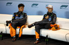 GP MIAMI, (L to R): Lando Norris (GBR) McLaren e Oscar Piastri (AUS) McLaren in the post race FIA Press Conference.

04.05.2025. Formula 1 World Championship, Rd 6, Miami Grand Prix, Miami, Florida, USA, Gara Day.

- www.xpbimages.com, EMail: requests@xpbimages.com © Copyright: Moy / XPB Images