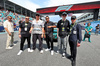 GP MIAMI, Tiesto (NLD) DJ e Myke Towers (PRI) Rapper on the grid with Jerry Bruckheimer (USA) Film Producer (Right).

04.05.2025. Formula 1 World Championship, Rd 6, Miami Grand Prix, Miami, Florida, USA, Gara Day.

- www.xpbimages.com, EMail: requests@xpbimages.com © Copyright: Moy / XPB Images