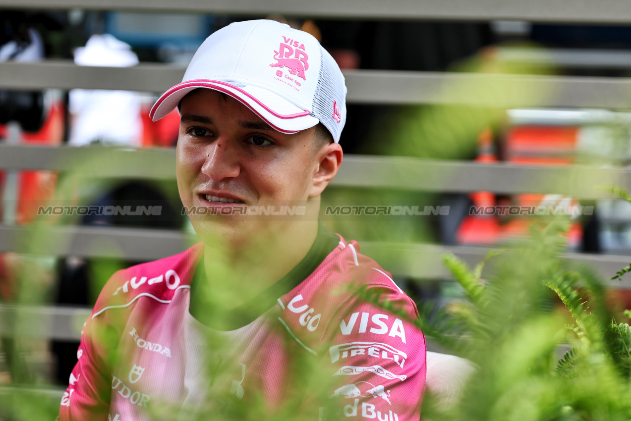 GP MIAMI, Isack Hadjar (FRA) Racing Bulls.

01.05.2025. Formula 1 World Championship, Rd 6, Miami Grand Prix, Miami, Florida, USA, Preparation Day.

- www.xpbimages.com, EMail: requests@xpbimages.com © Copyright: Moy / XPB Images