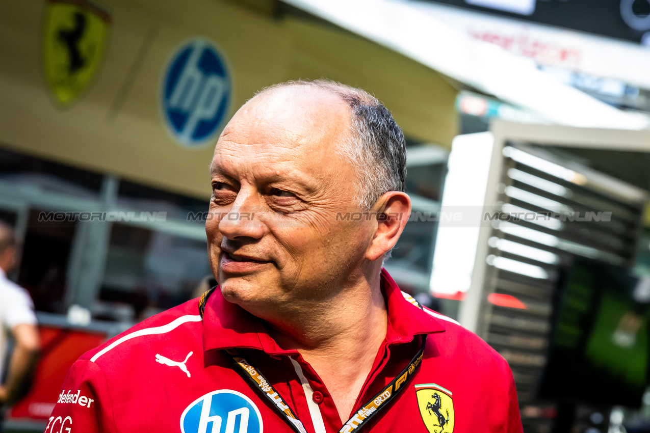 GP MIAMI, Frederic Vasseur (FRA) Ferrari Team Principal.

01.05.2025. Formula 1 World Championship, Rd 6, Miami Grand Prix, Miami, Florida, USA, Preparation Day.

- www.xpbimages.com, EMail: requests@xpbimages.com © Copyright: Bearne / XPB Images