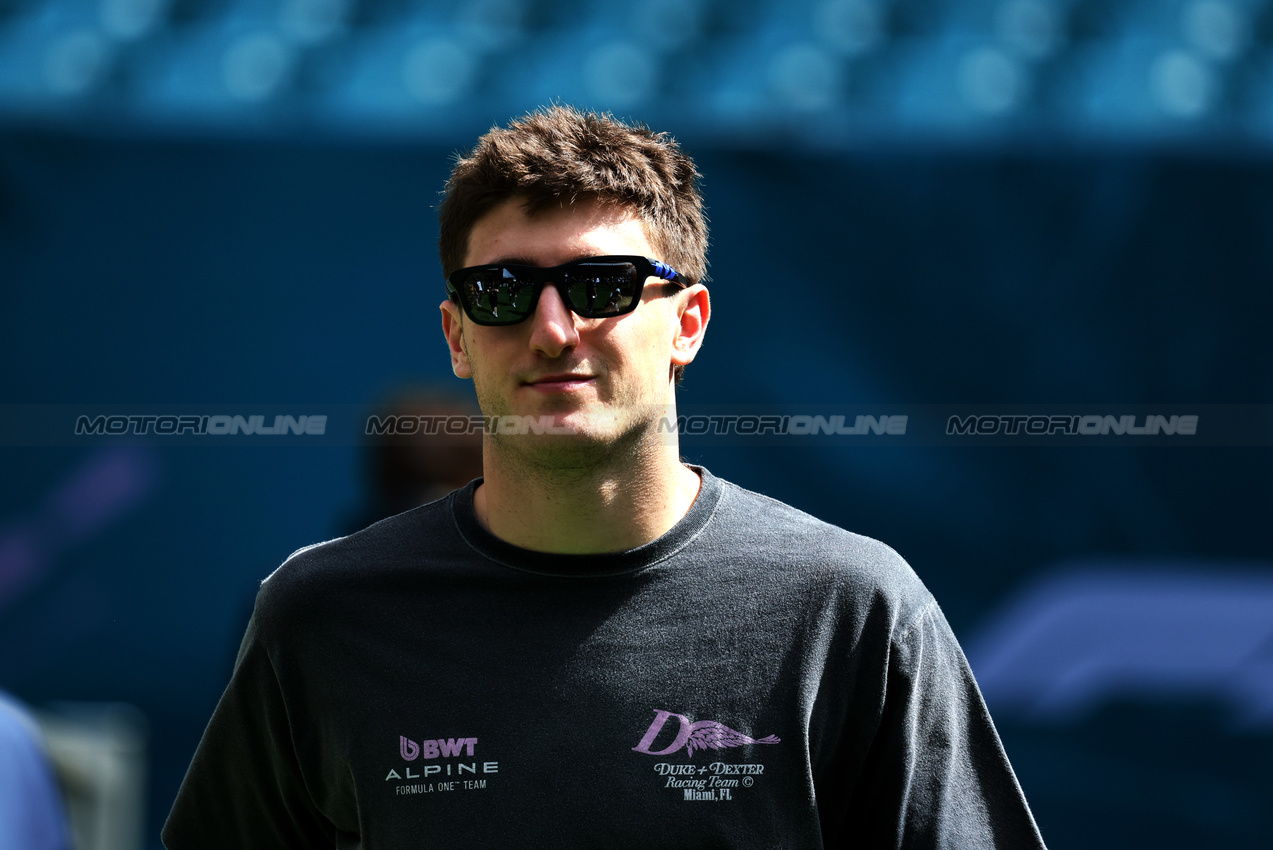 GP MIAMI, Jack Doohan (AUS) Alpine F1 Team.

01.05.2025. Formula 1 World Championship, Rd 6, Miami Grand Prix, Miami, Florida, USA, Preparation Day.

- www.xpbimages.com, EMail: requests@xpbimages.com © Copyright: Moy / XPB Images