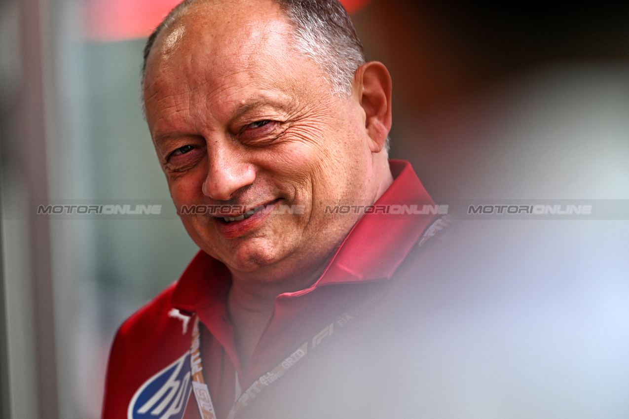 GP MIAMI, Frederic Vasseur (FRA) Ferrari Team Principal.

01.05.2025. Formula 1 World Championship, Rd 6, Miami Grand Prix, Miami, Florida, USA, Preparation Day.

- www.xpbimages.com, EMail: requests@xpbimages.com © Copyright: Price / XPB Images