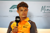 GP MIAMI, Lando Norris (GBR) McLaren in the FIA Press Conference.

01.05.2025. Formula 1 World Championship, Rd 6, Miami Grand Prix, Miami, Florida, USA, Preparation Day.

- www.xpbimages.com, EMail: requests@xpbimages.com © Copyright: Bearne / XPB Images