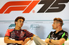 GP MIAMI, (L to R): George Russell (GBR) Mercedes AMG F1 e Nico Hulkenberg (GER) Sauber in the FIA Press Conference.

01.05.2025. Formula 1 World Championship, Rd 6, Miami Grand Prix, Miami, Florida, USA, Preparation Day.

- www.xpbimages.com, EMail: requests@xpbimages.com © Copyright: Bearne / XPB Images