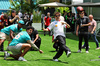 GP MIAMI, Charles Leclerc (MON) Ferrari plays American football with the Miami Dolphons NFL team.

01.05.2025. Formula 1 World Championship, Rd 6, Miami Grand Prix, Miami, Florida, USA, Preparation Day.

- www.xpbimages.com, EMail: requests@xpbimages.com © Copyright: Moy / XPB Images