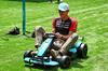GP MIAMI, Oliver Bearman (GBR) Haas F1 Team in a mini go-kart.

01.05.2025. Formula 1 World Championship, Rd 6, Miami Grand Prix, Miami, Florida, USA, Preparation Day.

- www.xpbimages.com, EMail: requests@xpbimages.com © Copyright: Batchelor / XPB Images