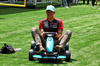 GP MIAMI, Oliver Bearman (GBR) Haas F1 Team in a mini go-kart. 

01.05.2025. Formula 1 World Championship, Rd 6, Miami Grand Prix, Miami, Florida, USA, Preparation Day.

- www.xpbimages.com, EMail: requests@xpbimages.com © Copyright: Moy / XPB Images