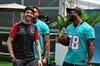 GP MIAMI, Esteban Ocon (FRA) Haas F1 Team plays American football with the Miami Dolphons NFL team.

01.05.2025. Formula 1 World Championship, Rd 6, Miami Grand Prix, Miami, Florida, USA, Preparation Day.

- www.xpbimages.com, EMail: requests@xpbimages.com © Copyright: Moy / XPB Images
