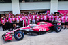 GP MIAMI, Liam Lawson (NZL) Racing Bulls VCARB 02 e Yuki Tsunoda (JPN) Red Bull Racing with the team - Miami livery team photograph.

01.05.2025. Formula 1 World Championship, Rd 6, Miami Grand Prix, Miami, Florida, USA, Preparation Day.

- www.xpbimages.com, EMail: requests@xpbimages.com © Copyright: Batchelor / XPB Images