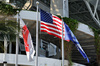 GP MIAMI, Circuit Atmosfera - flags.

01.05.2025. Formula 1 World Championship, Rd 6, Miami Grand Prix, Miami, Florida, USA, Preparation Day.

- www.xpbimages.com, EMail: requests@xpbimages.com © Copyright: Moy / XPB Images