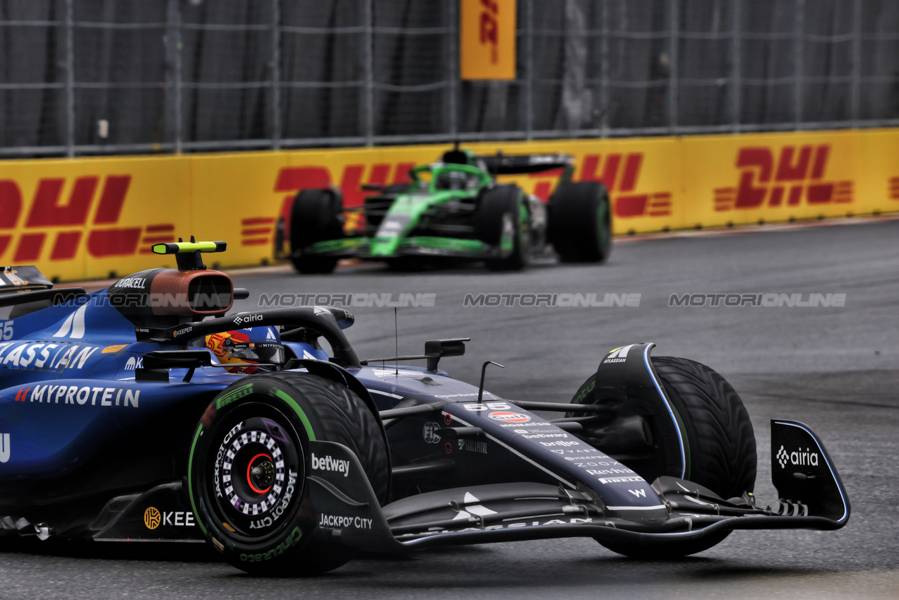 GP MIAMI, Carlos Sainz (ESP) Atlassian Williams Racing FW46.

03.05.2025. Formula 1 World Championship, Rd 6, Miami Grand Prix, Miami, Florida, USA, Sprint e Qualifiche Day.

- www.xpbimages.com, EMail: requests@xpbimages.com © Copyright: Charniaux / XPB Images