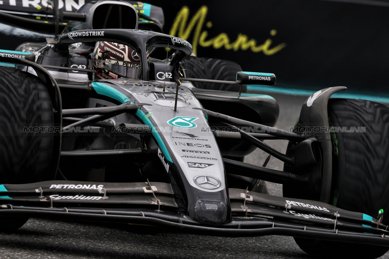 GP MIAMI, Andrea Kimi Antonelli (ITA) Mercedes AMG F1 W16.

03.05.2025. Formula 1 World Championship, Rd 6, Miami Grand Prix, Miami, Florida, USA, Sprint e Qualifiche Day.

- www.xpbimages.com, EMail: requests@xpbimages.com © Copyright: Charniaux / XPB Images
