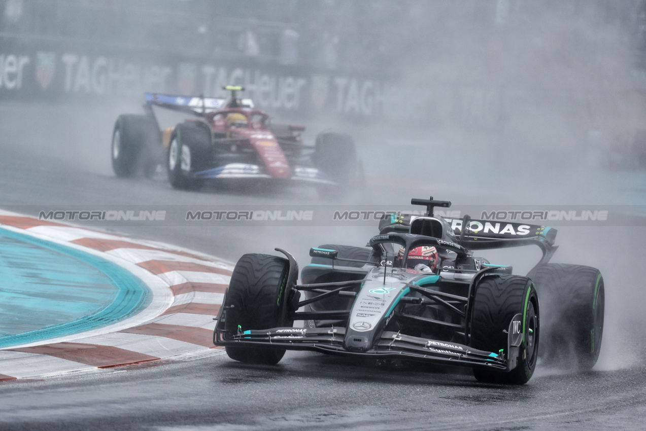 GP MIAMI, George Russell (GBR) Mercedes AMG F1 W16.

03.05.2025. Formula 1 World Championship, Rd 6, Miami Grand Prix, Miami, Florida, USA, Sprint e Qualifiche Day.

- www.xpbimages.com, EMail: requests@xpbimages.com © Copyright: Bearne / XPB Images