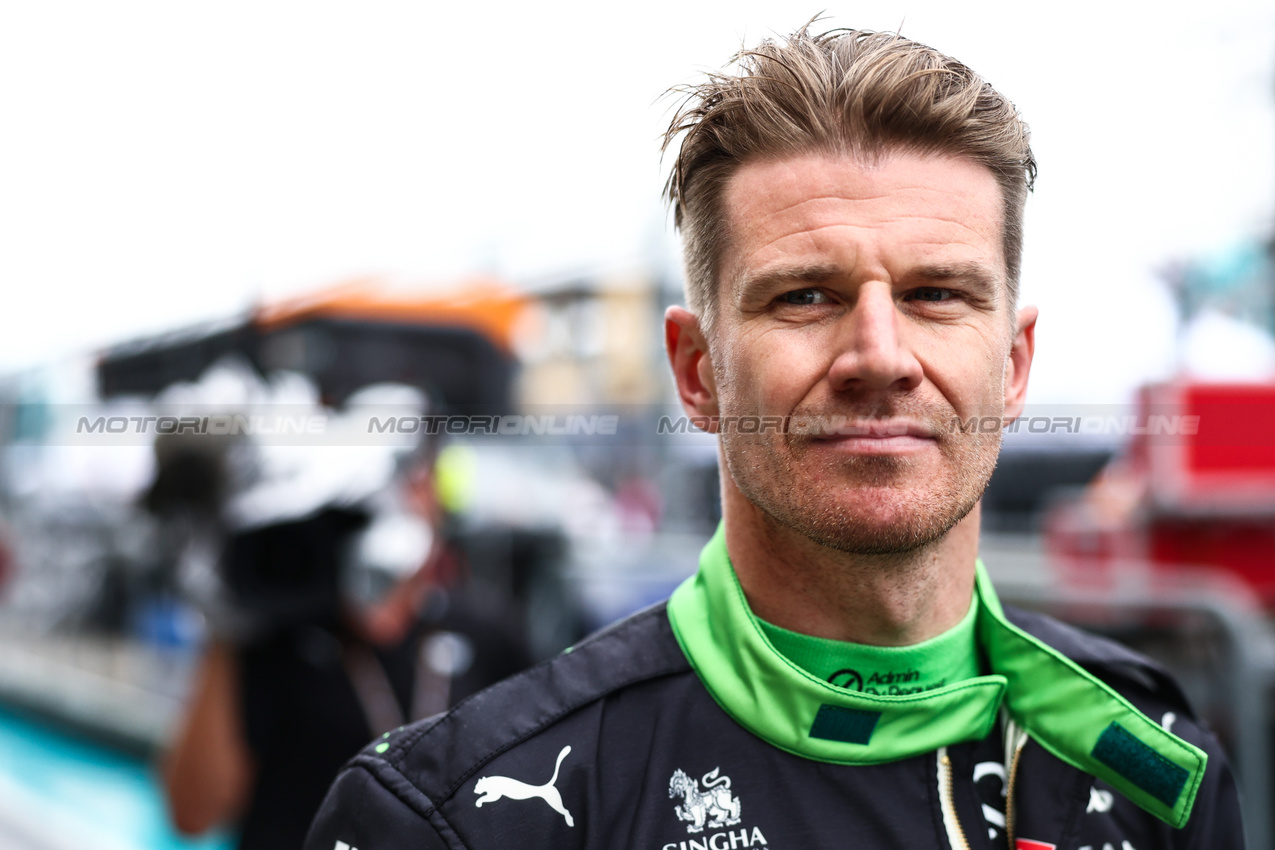 GP MIAMI, Nico Hulkenberg (GER), Sauber F1 Team 
03.05.2025. Formula 1 World Championship, Rd 6, Miami Grand Prix, Miami, Florida, USA, Sprint e Qualifiche Day.
- www.xpbimages.com, EMail: requests@xpbimages.com © Copyright: Charniaux / XPB Images