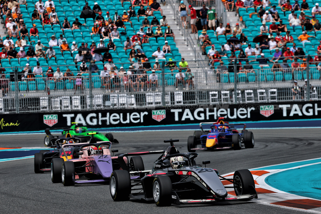GP MIAMI, Doriane Pin (FRA) Prema Racing.

03.05.2025. FIA Formula Academy, Rd 3, Gara 1, Miami, Florida, USA, Saturday.

- www.xpbimages.com, EMail: requests@xpbimages.com Copyright: XPB Images