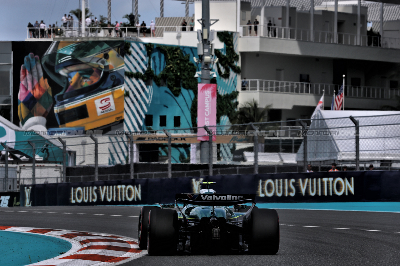 GP MIAMI, Fernando Alonso (ESP) Aston Martin F1 Team AMR25.

03.05.2025. Formula 1 World Championship, Rd 6, Miami Grand Prix, Miami, Florida, USA, Sprint e Qualifiche Day.

- www.xpbimages.com, EMail: requests@xpbimages.com © Copyright: Charniaux / XPB Images