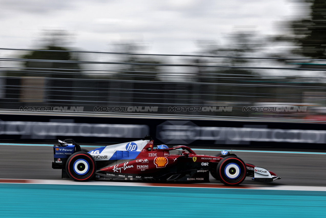 GP MIAMI, Charles Leclerc (MON) Ferrari SF-25.

03.05.2025. Formula 1 World Championship, Rd 6, Miami Grand Prix, Miami, Florida, USA, Sprint e Qualifiche Day.

- www.xpbimages.com, EMail: requests@xpbimages.com © Copyright: Charniaux / XPB Images
