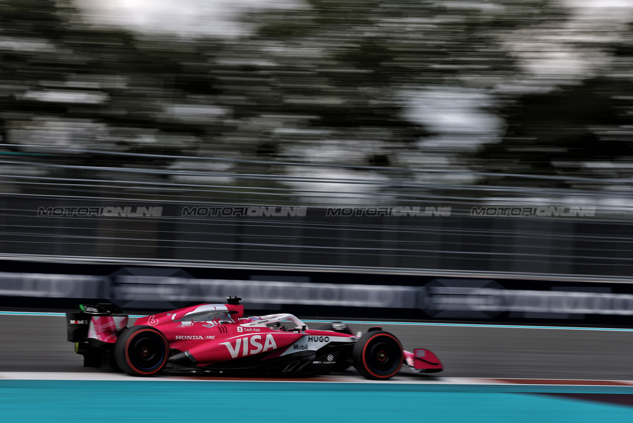 GP MIAMI, Isack Hadjar (FRA) Racing Bulls VCARB 02.

03.05.2025. Formula 1 World Championship, Rd 6, Miami Grand Prix, Miami, Florida, USA, Sprint e Qualifiche Day.

- www.xpbimages.com, EMail: requests@xpbimages.com © Copyright: Charniaux / XPB Images