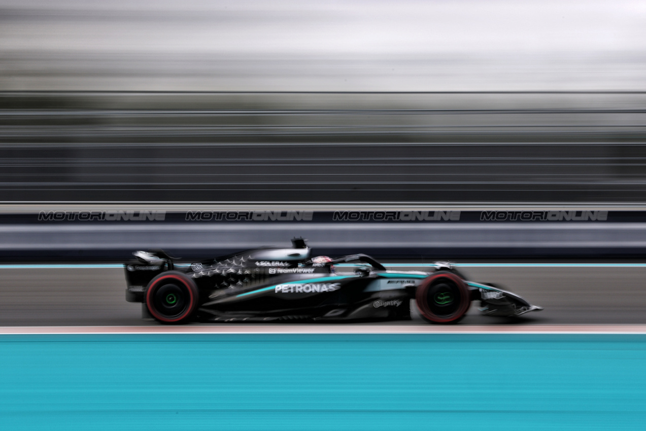 GP MIAMI, George Russell (GBR) Mercedes AMG F1 W16.

03.05.2025. Formula 1 World Championship, Rd 6, Miami Grand Prix, Miami, Florida, USA, Sprint e Qualifiche Day.

- www.xpbimages.com, EMail: requests@xpbimages.com © Copyright: Charniaux / XPB Images
