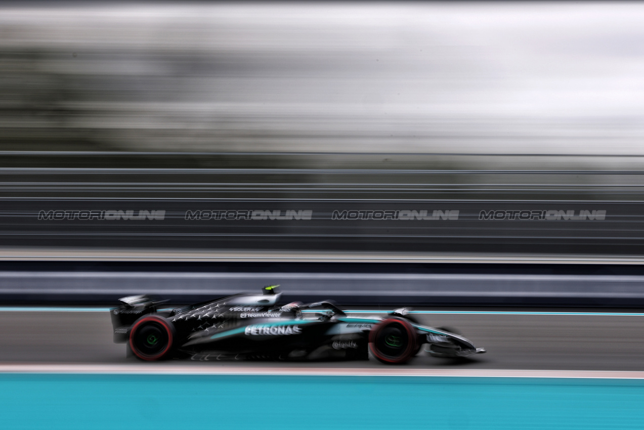 GP MIAMI, Andrea Kimi Antonelli (ITA) Mercedes AMG F1 W16.

03.05.2025. Formula 1 World Championship, Rd 6, Miami Grand Prix, Miami, Florida, USA, Sprint e Qualifiche Day.

- www.xpbimages.com, EMail: requests@xpbimages.com © Copyright: Charniaux / XPB Images