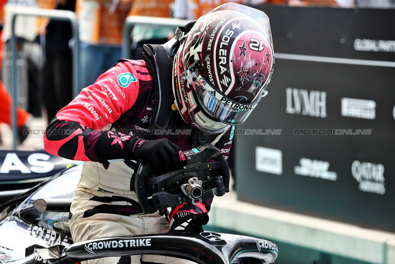 GP MIAMI, Andrea Kimi Antonelli (ITA) Mercedes AMG F1 W16 in qualifying parc ferme.

03.05.2025. Formula 1 World Championship, Rd 6, Miami Grand Prix, Miami, Florida, USA, Sprint e Qualifiche Day.

- www.xpbimages.com, EMail: requests@xpbimages.com © Copyright: Moy / XPB Images
