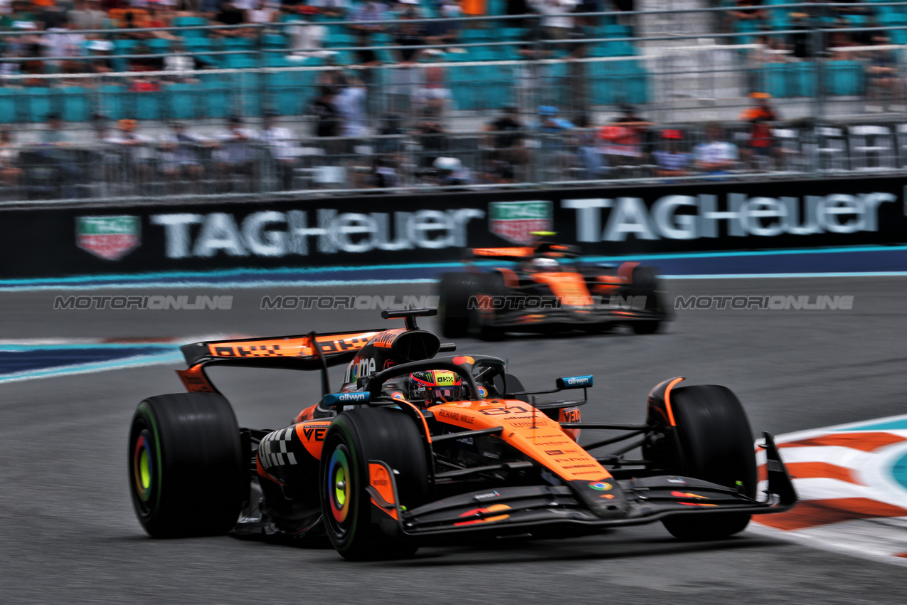GP MIAMI, Oscar Piastri (AUS) McLaren MCL39.

03.05.2025. Formula 1 World Championship, Rd 6, Miami Grand Prix, Miami, Florida, USA, Sprint e Qualifiche Day.

- www.xpbimages.com, EMail: requests@xpbimages.com © Copyright: Batchelor / XPB Images