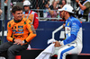 GP MIAMI, (L to R): Sprint winner Lando Norris (GBR) McLaren in parc ferme with third placed Lewis Hamilton (GBR) Ferrari.

03.05.2025. Formula 1 World Championship, Rd 6, Miami Grand Prix, Miami, Florida, USA, Sprint e Qualifiche Day.

- www.xpbimages.com, EMail: requests@xpbimages.com © Copyright: Moy / XPB Images