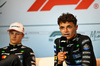 GP MIAMI, Lando Norris (GBR) McLaren in the post Sprint FIA Press Conference.

03.05.2025. Formula 1 World Championship, Rd 6, Miami Grand Prix, Miami, Florida, USA, Sprint e Qualifiche Day.

- www.xpbimages.com, EMail: requests@xpbimages.com © Copyright: Price / XPB Images