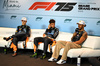 GP MIAMI, (L to R): Oscar Piastri (AUS) McLaren; Lando Norris (GBR) McLaren' e Lewis Hamilton (GBR) Ferrari in the post Sprint FIA Press Conference.

03.05.2025. Formula 1 World Championship, Rd 6, Miami Grand Prix, Miami, Florida, USA, Sprint e Qualifiche Day.

- www.xpbimages.com, EMail: requests@xpbimages.com © Copyright: Price / XPB Images