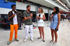 GP MIAMI, (L to R): Lawrence Barretto (GBR) Formula 1 Senior Writer Editor; Chris Medland (GBR) F1 Presenter; Ruth Buscombe (GBR) F1TV Presenter; Laura Winter (GBR) F1 Presenter.

03.05.2025. Formula 1 World Championship, Rd 6, Miami Grand Prix, Miami, Florida, USA, Sprint e Qualifiche Day.

- www.xpbimages.com, EMail: requests@xpbimages.com © Copyright: Batchelor / XPB Images