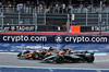 GP MIAMI, Oscar Piastri (AUS) McLaren MCL39 passes Andrea Kimi Antonelli (ITA) Mercedes AMG F1 W16 at the partenza of Sprint.

03.05.2025. Formula 1 World Championship, Rd 6, Miami Grand Prix, Miami, Florida, USA, Sprint e Qualifiche Day.

- www.xpbimages.com, EMail: requests@xpbimages.com © Copyright: Moy / XPB Images