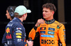 GP MIAMI, (L to R): Pole sitter Max Verstappen (NLD) Red Bull Racing with second placed Lando Norris (GBR) McLaren in qualifying parc ferme.

03.05.2025. Formula 1 World Championship, Rd 6, Miami Grand Prix, Miami, Florida, USA, Sprint e Qualifiche Day.

- www.xpbimages.com, EMail: requests@xpbimages.com © Copyright: Batchelor / XPB Images
