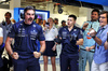 GP MIAMI, Pierluigi (Gigi) Della Bona (ITA) Atlassian Williams Racing Performance Coach celebrates sixth position in qualifying for Carlos Sainz (ESP) Atlassian Williams Racing with the team.

03.05.2025. Formula 1 World Championship, Rd 6, Miami Grand Prix, Miami, Florida, USA, Sprint e Qualifiche Day.

- www.xpbimages.com, EMail: requests@xpbimages.com © Copyright: Bearne / XPB Images