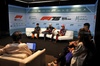 GP MIAMI, (L to R): Lando Norris (GBR) McLaren; Max Verstappen (NLD) Red Bull Racing; e Andrea Kimi Antonelli (ITA) Mercedes AMG F1, in the post qualifying FIA Press Conference.

03.05.2025. Formula 1 World Championship, Rd 6, Miami Grand Prix, Miami, Florida, USA, Sprint e Qualifiche Day.

- www.xpbimages.com, EMail: requests@xpbimages.com © Copyright: Moy / XPB Images