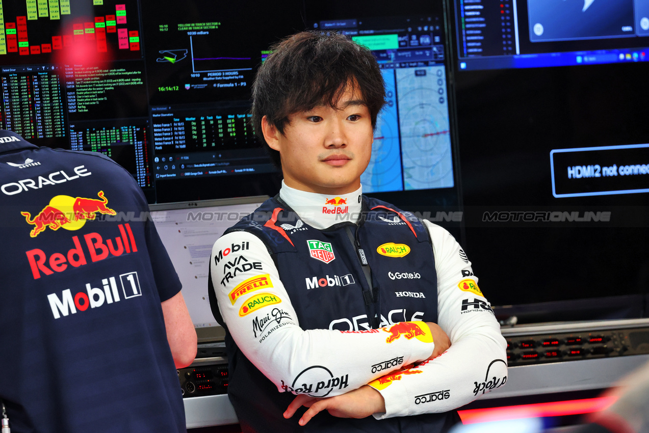 GP MIAMI, Yuki Tsunoda (JPN) Red Bull Racing.

02.05.2025. Formula 1 World Championship, Rd 6, Miami Grand Prix, Miami, Florida, USA, Sprint Qualifiche Day.

- www.xpbimages.com, EMail: requests@xpbimages.com © Copyright: Batchelor / XPB Images