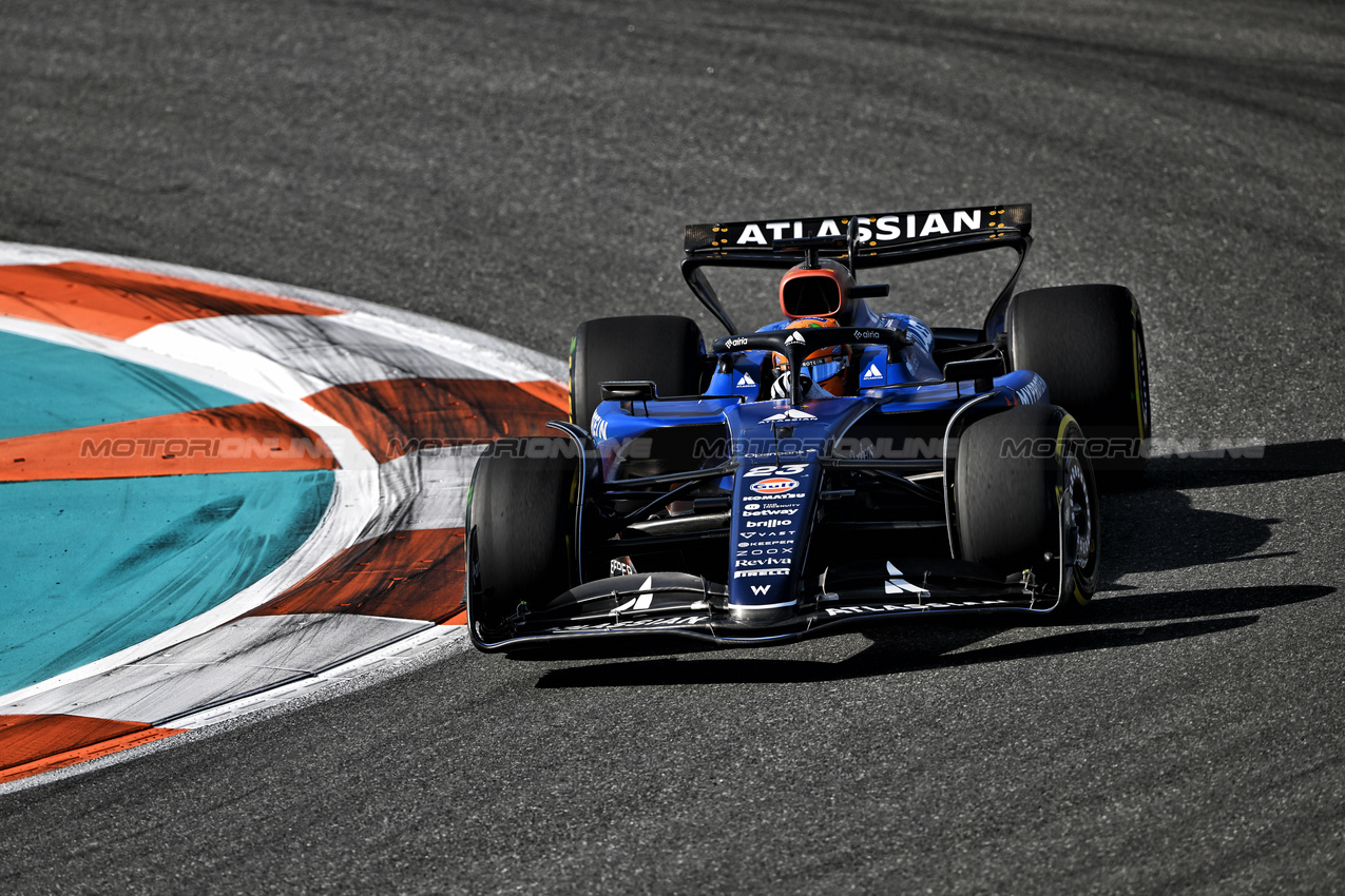 GP MIAMI, Alexander Albon (THA) Atlassian Williams Racing FW47.

02.05.2025. Formula 1 World Championship, Rd 6, Miami Grand Prix, Miami, Florida, USA, Sprint Qualifiche Day.

- www.xpbimages.com, EMail: requests@xpbimages.com © Copyright: Price / XPB Images