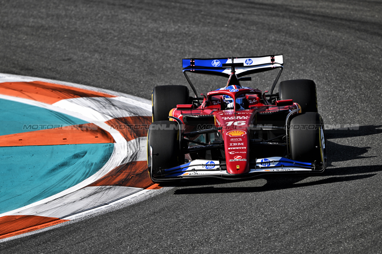 GP MIAMI, Charles Leclerc (MON) Ferrari SF-25.

02.05.2025. Formula 1 World Championship, Rd 6, Miami Grand Prix, Miami, Florida, USA, Sprint Qualifiche Day.

- www.xpbimages.com, EMail: requests@xpbimages.com © Copyright: Price / XPB Images