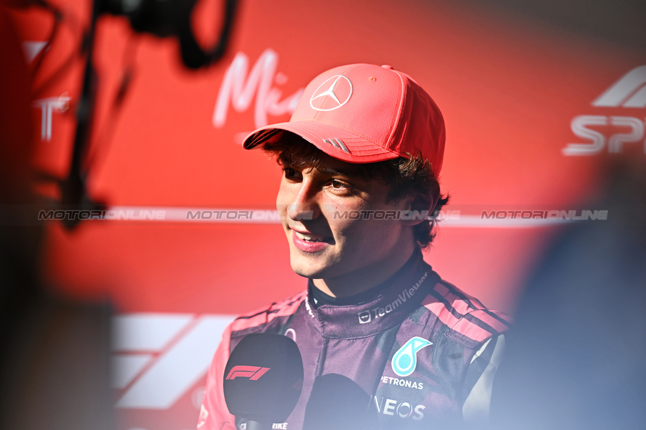 GP MIAMI, Andrea Kimi Antonelli (ITA) Mercedes AMG F1.

02.05.2025. Formula 1 World Championship, Rd 6, Miami Grand Prix, Miami, Florida, USA, Sprint Qualifiche Day.

- www.xpbimages.com, EMail: requests@xpbimages.com © Copyright: Price / XPB Images