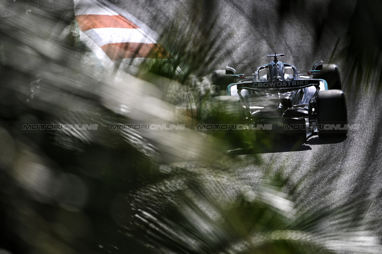 GP MIAMI, George Russell (GBR) Mercedes AMG F1 W16.

02.05.2025. Formula 1 World Championship, Rd 6, Miami Grand Prix, Miami, Florida, USA, Sprint Qualifiche Day.

- www.xpbimages.com, EMail: requests@xpbimages.com © Copyright: Price / XPB Images
