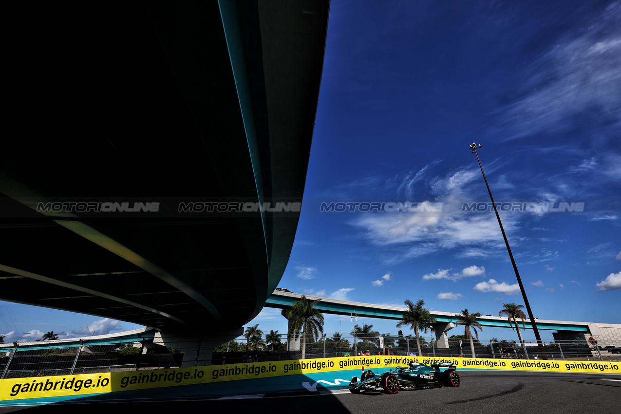 GP MIAMI, Fernando Alonso (ESP) Aston Martin F1 Team AMR25.

02.05.2025. Formula 1 World Championship, Rd 6, Miami Grand Prix, Miami, Florida, USA, Sprint Qualifiche Day.

- www.xpbimages.com, EMail: requests@xpbimages.com © Copyright: Charniaux / XPB Images