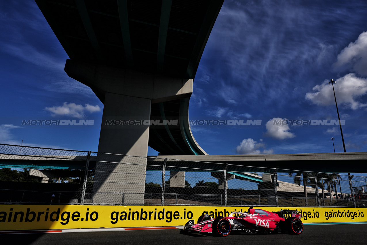GP MIAMI, Isack Hadjar (FRA) Racing Bulls VCARB 02.

02.05.2025. Formula 1 World Championship, Rd 6, Miami Grand Prix, Miami, Florida, USA, Sprint Qualifiche Day.

- www.xpbimages.com, EMail: requests@xpbimages.com © Copyright: Charniaux / XPB Images